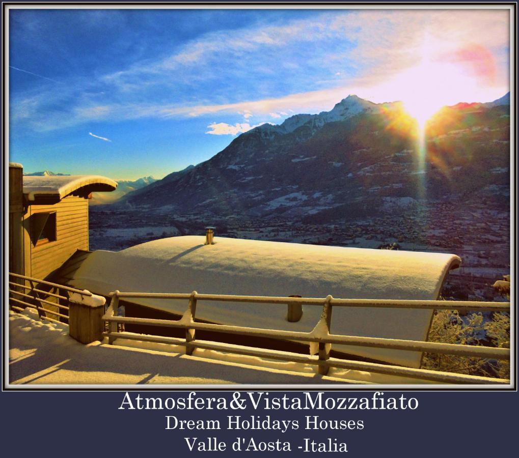 אאוסטה Chalet Con Jacuzzi Vista Montagne מראה חיצוני תמונה